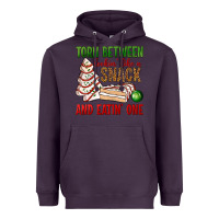 Plum torn between lookin' like a snack and eatin' one bbs Heavyweight Hoodie - BundleAndBundleShop