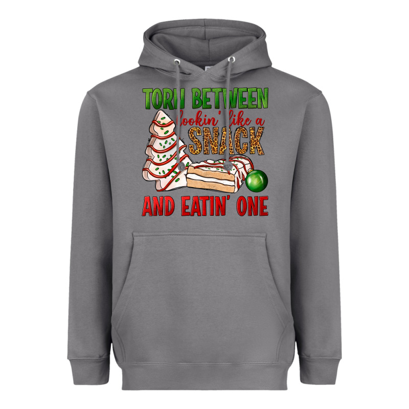 Torn Between Lookin' Like A Snack And Eatin' One Bbs Heavyweight Hoodie by BundleAndBundleShop | Teevron