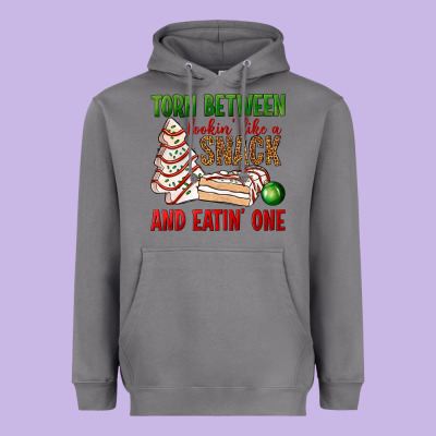 Torn Between Lookin' Like A Snack And Eatin' One Bbs Heavyweight Hoodie Designed By Bundleandbundleshop