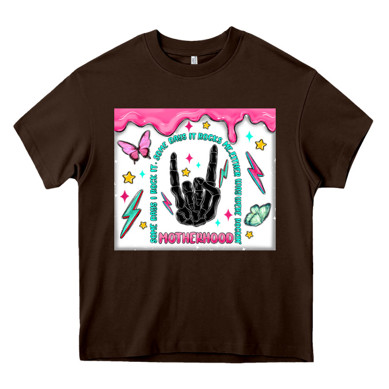 Some Days I Rock It Heavy Core Tee by MaliasSmallBusiness | Teevron