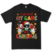 Black i paused my game for christmas Premium Tee - Zillion Design Studio