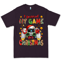 Plum i paused my game for christmas Premium Tee - Zillion Design Studio