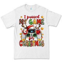 White i paused my game for christmas Premium Tee - Zillion Design Studio