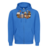 True Royal melanin afro coffee cups Zipper Hoodie - MaliasSmallBusiness