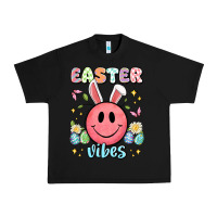 Black easter vibes smiley face Urban Heavy Tee - Artiststas