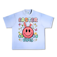 Grape Ice easter vibes smiley face Urban Heavy Tee - Artiststas