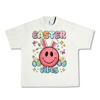 Pistachio easter vibes smiley face Urban Heavy Tee - Artiststas