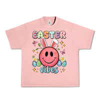 Salmon easter vibes smiley face Urban Heavy Tee - Artiststas