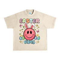 Sandshell easter vibes smiley face Urban Heavy Tee - Artiststas