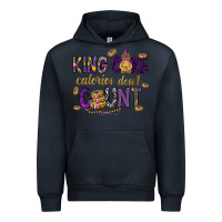 Navy King cake calories don't count Urban Hoodie - HowdyJamesFarm