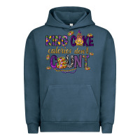 Pigment Midnight Navy King cake calories don't count Urban Hoodie - HowdyJamesFarm