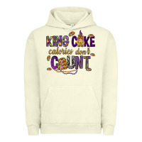 Pigment Pistachio King cake calories don't count Urban Hoodie - HowdyJamesFarm