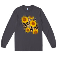 Smoke leopard sunflower patch Long Sleeve Tee - AdoDesignShop