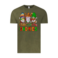 Vintage Olive mexico chillin' with my gnomies Vintage Tee - JahusDesignShop