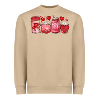 Mushroom valentines day coffee Heavyweight Sweatshirt - JahusDesignShop