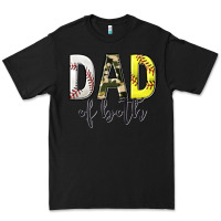 Black dad of both with softball and baseball Premium Tee - texasbilliewilder