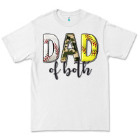 White dad of both with softball and baseball Premium Tee - texasbilliewilder