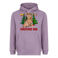 Lavender christmas nail bbs Heavyweight Hoodie - BundleAndBundleShop