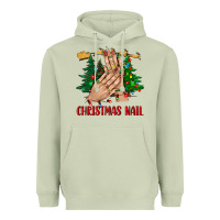 Matcha christmas nail bbs Heavyweight Hoodie - BundleAndBundleShop
