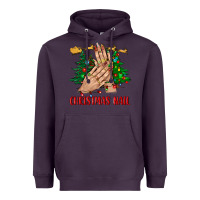Plum christmas nail bbs Heavyweight Hoodie - BundleAndBundleShop