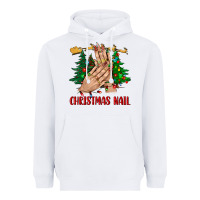 White christmas nail bbs Heavyweight Hoodie - BundleAndBundleShop