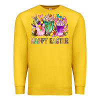 Lemon Happy Easter Coffee Cups With Bunny Premium Sweatshirt - BundleAndBundleShop
