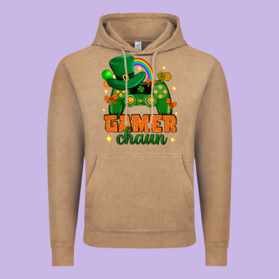 Gamer Chaun St.patricks Day Vintage Hoodie Designed By Neo Western