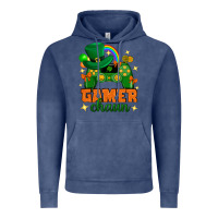 Vintage Denim Gamer chaun st.patricks day Vintage Hoodie - Neo Western