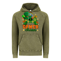 Vintage Olive Gamer chaun st.patricks day Vintage Hoodie - Neo Western