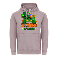 Vintage Zinc Gamer chaun st.patricks day Vintage Hoodie - Neo Western