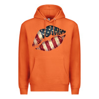 Carrot Vintage American Flag Lips Premium Hoodie - Bettercallsaul