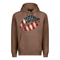 Chestnut Vintage American Flag Lips Premium Hoodie - Bettercallsaul
