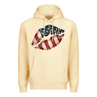 Pina Colada Vintage American Flag Lips Premium Hoodie - Bettercallsaul