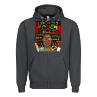Smoke black woman teacher Zipper Hoodie - MaliasSmallBusiness