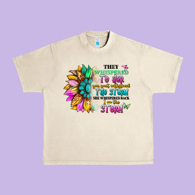 They Whispered To Her You Can't Withstand The Stor Urban Heavy Tee Designed By Artiststas