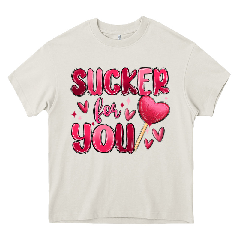 Sucker For You Heavy Core Tee by MaliasSmallBusiness | Teevron