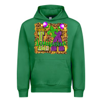 Emerald Louisiana leopard with balloons Urban Hoodie - HowdyJamesFarm