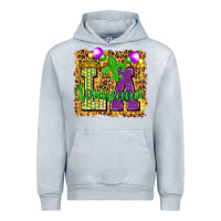 Heather Grey Louisiana leopard with balloons Urban Hoodie - HowdyJamesFarm