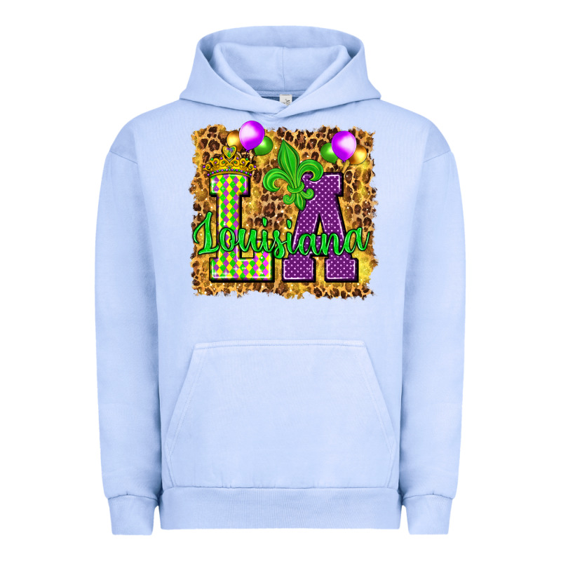 Louisiana Leopard With Balloons Urban Hoodie by HowdyJamesFarm | Teevron