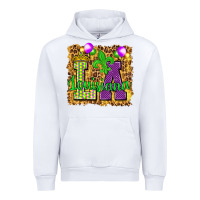 White Louisiana leopard with balloons Urban Hoodie - HowdyJamesFarm