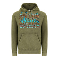 Vintage Olive follow your dreams Vintage Hoodie - HRA Design Shop