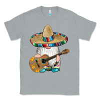 Heather Grey mexican gnomes guitar sombrero serape Classic Tee - Artiststas