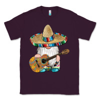 Plum mexican gnomes guitar sombrero serape Classic Tee - Artiststas