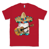 Red mexican gnomes guitar sombrero serape Classic Tee - Artiststas