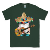 Sports Green mexican gnomes guitar sombrero serape Classic Tee - Artiststas