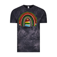 Cloud Black Christmas Teacherlife rainbow Vintage Tee - JahusDesignShop