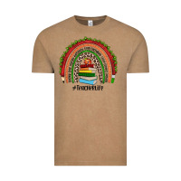 Vintage Coffee Christmas Teacherlife rainbow Vintage Tee - JahusDesignShop