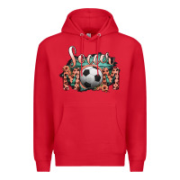 Red Soccer Mom Premium Hoodie - Bettercallsaul