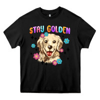 Black stay golden Heavy Core Tee - MaliasSmallBusiness