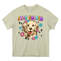 Mossy stay golden Heavy Core Tee - MaliasSmallBusiness